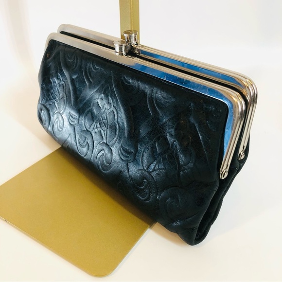 HOBO Lauren Embossed Leather Clutch - Picture 3 of 16